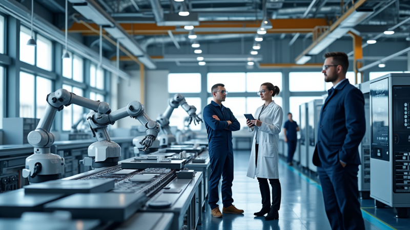 Automatisierung In Der Industrie: Effizienz, Innovation Und Die Zukunft Der Produktion